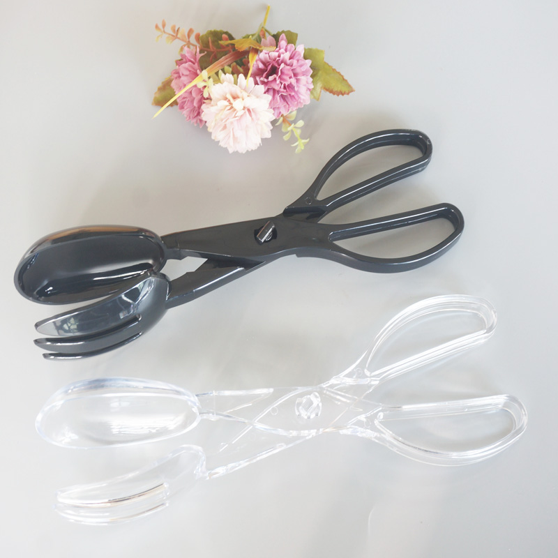 Plastic deluxe salad tong