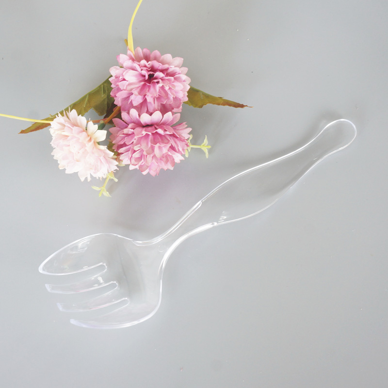 Plastic serving fork
